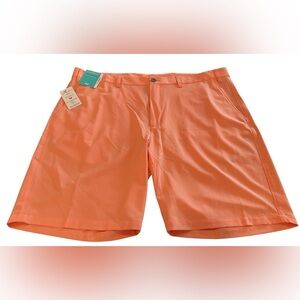 Roundtree & Yorke Mens Isle Breeze Performance Chino Shorts 9” Inseam Sz 42 NWT